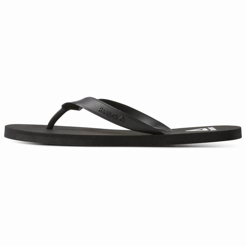 Papuci Reebok Cash Flip Barbati Negrii/Albi Romania IR4656SX